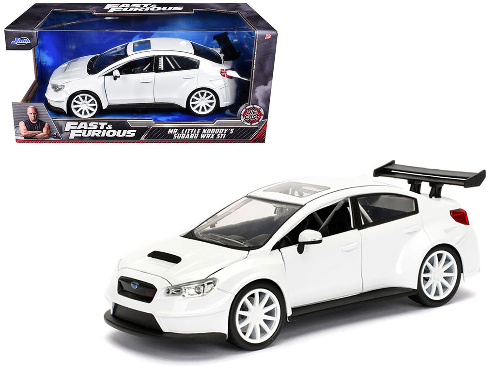 Mr. Little Nobody's Subaru WRX STI White "Fast & Furious F8: The Fate of the Furious" Movie 1/24 Diecast Model Car  by Jada-3