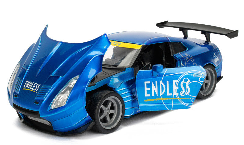 2009 Nissan GT-R (R35) Ben Sopra Blue JDM Tuners 1/24 Diecast Model Car  by Jada-1