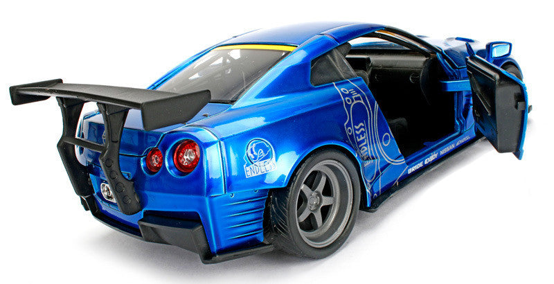 2009 Nissan GT-R (R35) Ben Sopra Blue JDM Tuners 1/24 Diecast Model Car  by Jada-2