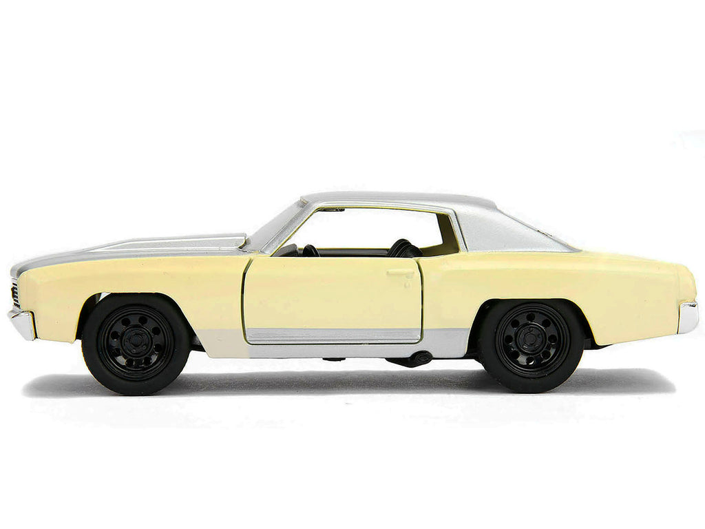 Chevrolet Monte Carlo Cream with Silver Hood and Top "The Fast and the Furious: Tokyo Drift" (2006) Movie "Fast & Furious" Series 1/32 Diecast Model Car by Jada-0