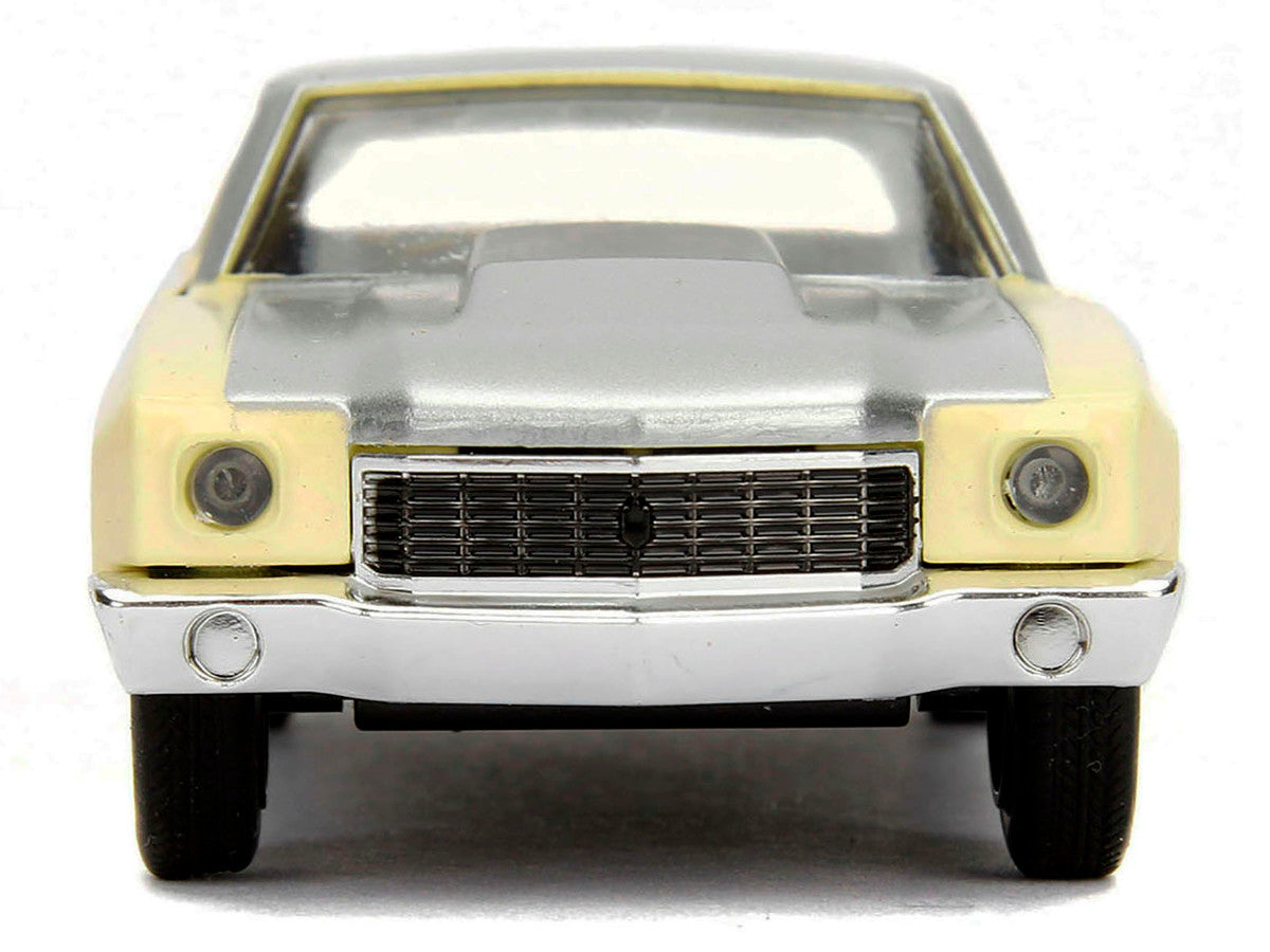 Chevrolet Monte Carlo Cream with Silver Hood and Top "The Fast and the Furious: Tokyo Drift" (2006) Movie "Fast & Furious" Series 1/32 Diecast Model Car by Jada-2