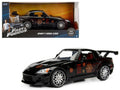 Johnny's 2001 Honda S2000 Black with Graphics "Fast & Furious" Movie 1/24 Diecast Model Car by Jada-0