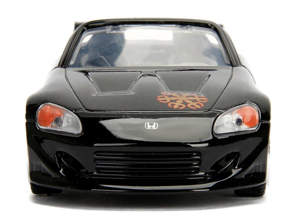 Honda S2000 Convertible Black with Graphics "The Fast and the Furious" (2001) Movie "25 Years of Fast & Furious" Series 1/32 Diecast Model Car by Jada-1