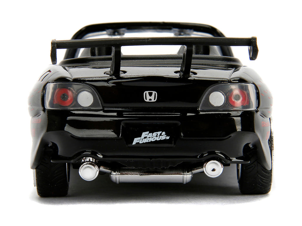 Honda S2000 Convertible Black with Graphics "The Fast and the Furious" (2001) Movie "25 Years of Fast & Furious" Series 1/32 Diecast Model Car by Jada-2