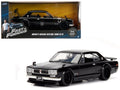 Brian's Nissan Skyline 2000 GT-R RHD (Right Hand Drive) Black "Fast & Furious" Movie 1/24 Diecast Model Car by Jada-0
