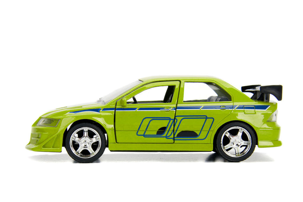Brian's Mitsubishi Lancer Evolution VII Green "Fast & Furious" Movie 1/32 Diecast Model Car by Jada-2
