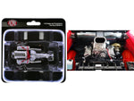 Blown 455 Engine and Transmission Replica from "1970 Oldsmobile 442 W30 W-Machine" 1/18 Model by ACME-0