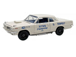 1963 Pontiac Tempest Super Duty "Wynn Engineering Co." White with Blue Interior Limited Edition to 315 pieces Worldwide 1/18 Diecast Model Car by ACME-1