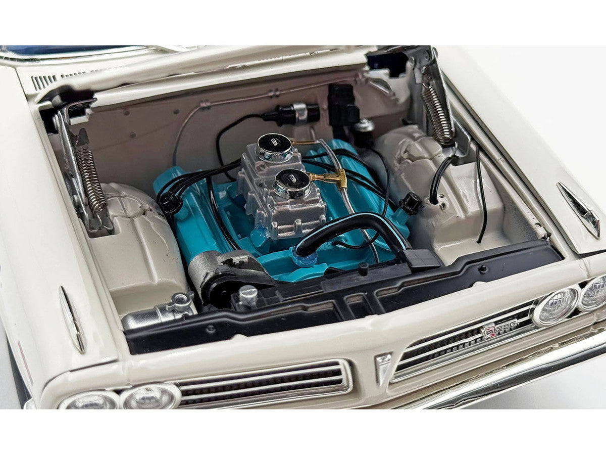 1963 Pontiac Tempest Super Duty "Wynn Engineering Co." White with Blue Interior Limited Edition to 315 pieces Worldwide 1/18 Diecast Model Car by ACME-2