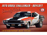 1970 Dodge Challenger "Boycott - 'Dandy' Dick Landy" White with Black and Red Stripes and Graphics Limited Edition to 500 pieces Worldwide 1/18 Diecast Model Car by ACME-2