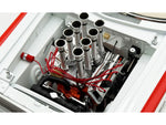 1965 Dodge Coronet AWB "Mr. Tomato" White with Red Stripes Limited Edition to 408 pieces Worldwide 1/18 Diecast Model Car by ACME-2