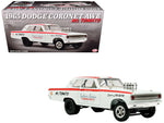 1965 Dodge Coronet AWB "Mr. Tomato" White with Red Stripes Limited Edition to 408 pieces Worldwide 1/18 Diecast Model Car by ACME-3