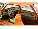 1965 Dodge Coronet AWB "Go Man Go" Go Mango Orange with Black Hood Limited Edition to 300 pieces Worldwide 1/18 Diecast Model Car by ACME-3