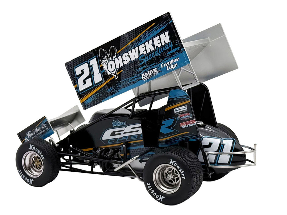 Winged Sprint Car #21 Kyle Phillips "GSR Chassis - Ohsweken Speedway" (2026) 1/18 Diecast Model Car by ACME-4