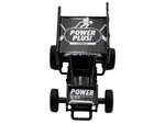 Winged Sprint Car #87 Aaron Reutzel "Power Plus" Black (2026) 1/50 Diecast Model Car by ACME-4