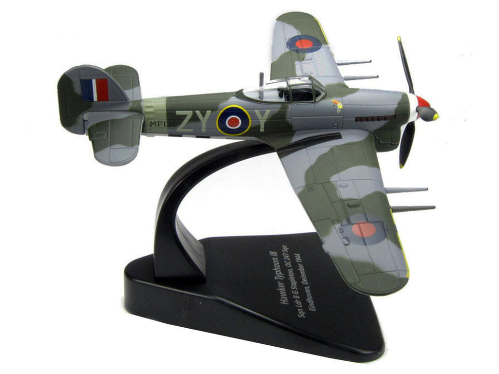 Hawker Typhoon Mk.IB Fighter-Bomber Aircraft "MP126 No.247 Squadron Gerald Stapleton RAF Eindhoven Holland" (1944) Royal Air Force "Oxford Aviation" Series 1/72 Diecast Model Airplane by Oxford Diecast-2