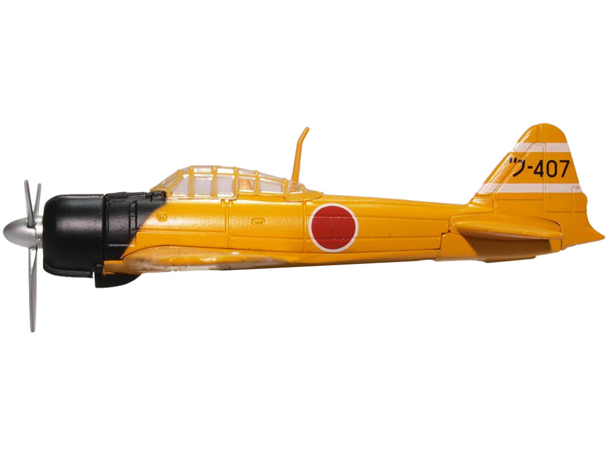 Mitsubishi Zero A6M2-21 Fighter Aircraft "Training Aircraft - Imperial Japanese Navy" (1944) "Oxford Aviation" Series 1/72 Diecast Model Airplane by Oxford Diecast-1