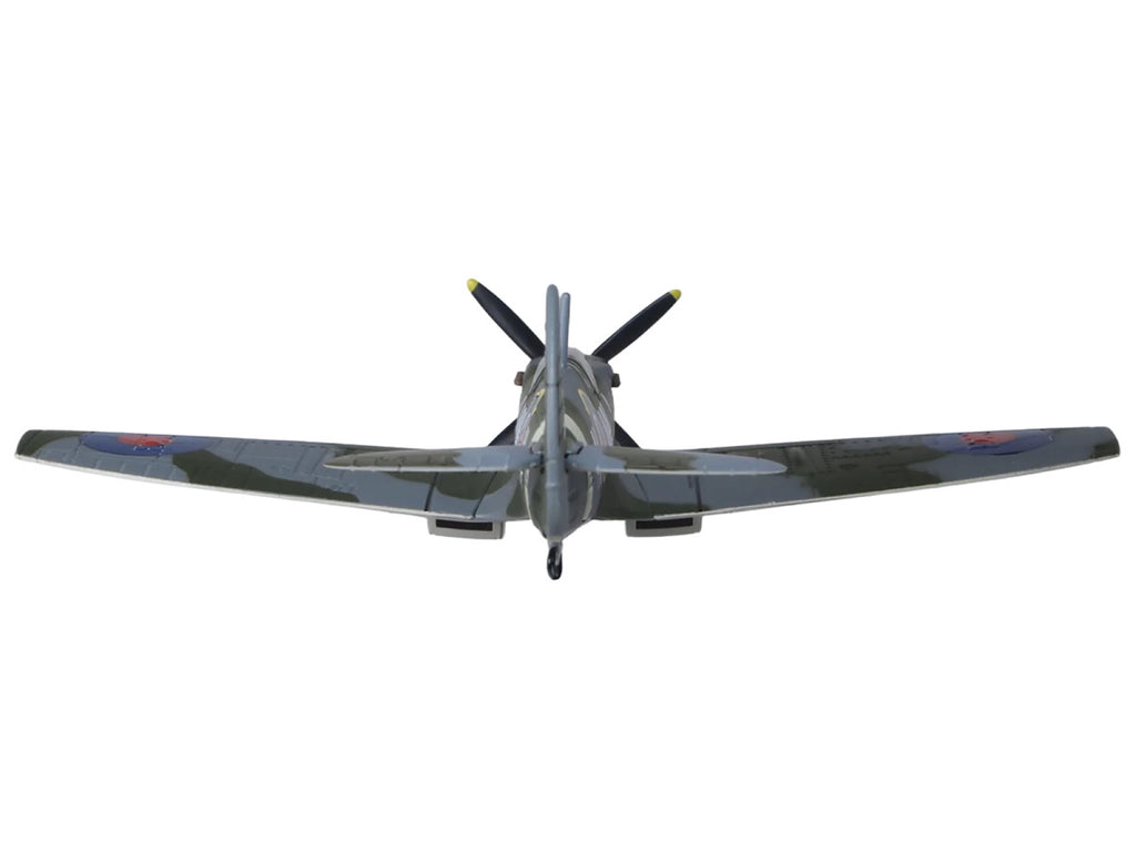 Supermarine Spitfire LF MK IXe Fighter Aircraft "TE565 10th (Czech) Fighter Squadron RAF Manston" Royal Air Force 1/72 Diecast Model Airplane by Oxford Diecast-0