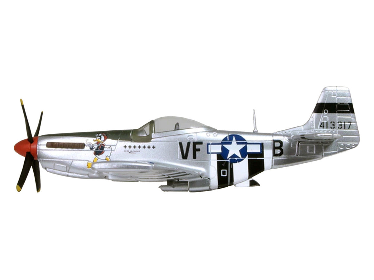 North American P-51D Mustang Fighter Aircraft "Captain Donald Emerson 336th Fighter Squadron 4th Fighter Group 8th AF Debden England" (1944) United States Army Air Forces "Oxford Aviation" Series 1/72 Diecast Model Airplane by Oxford Diecast-1