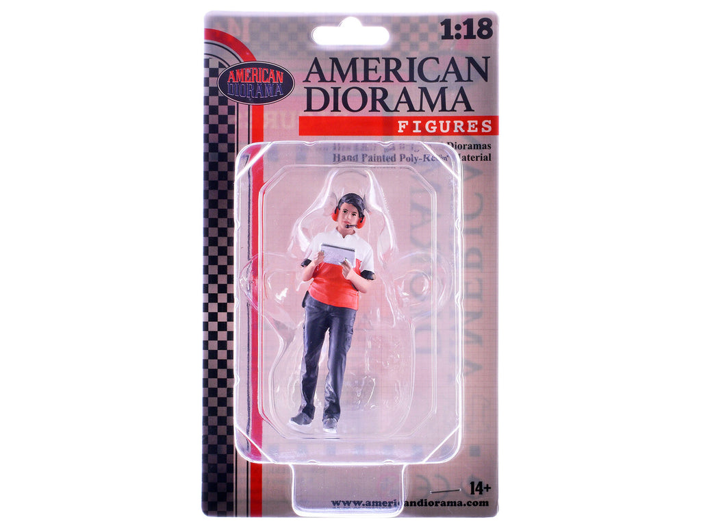 "Race Crew" Figure #3 for 1/18 scale models by American Diorama-2
