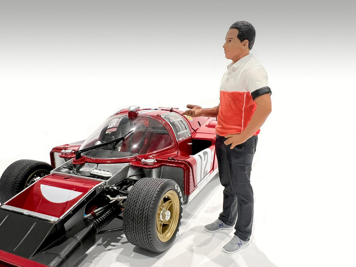 "Race Crew" Figure #4 for 1/18 scale models by American Diorama-0