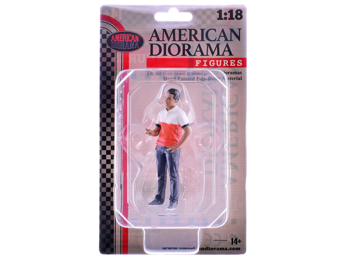 "Race Crew" Figure #4 for 1/18 scale models by American Diorama-1