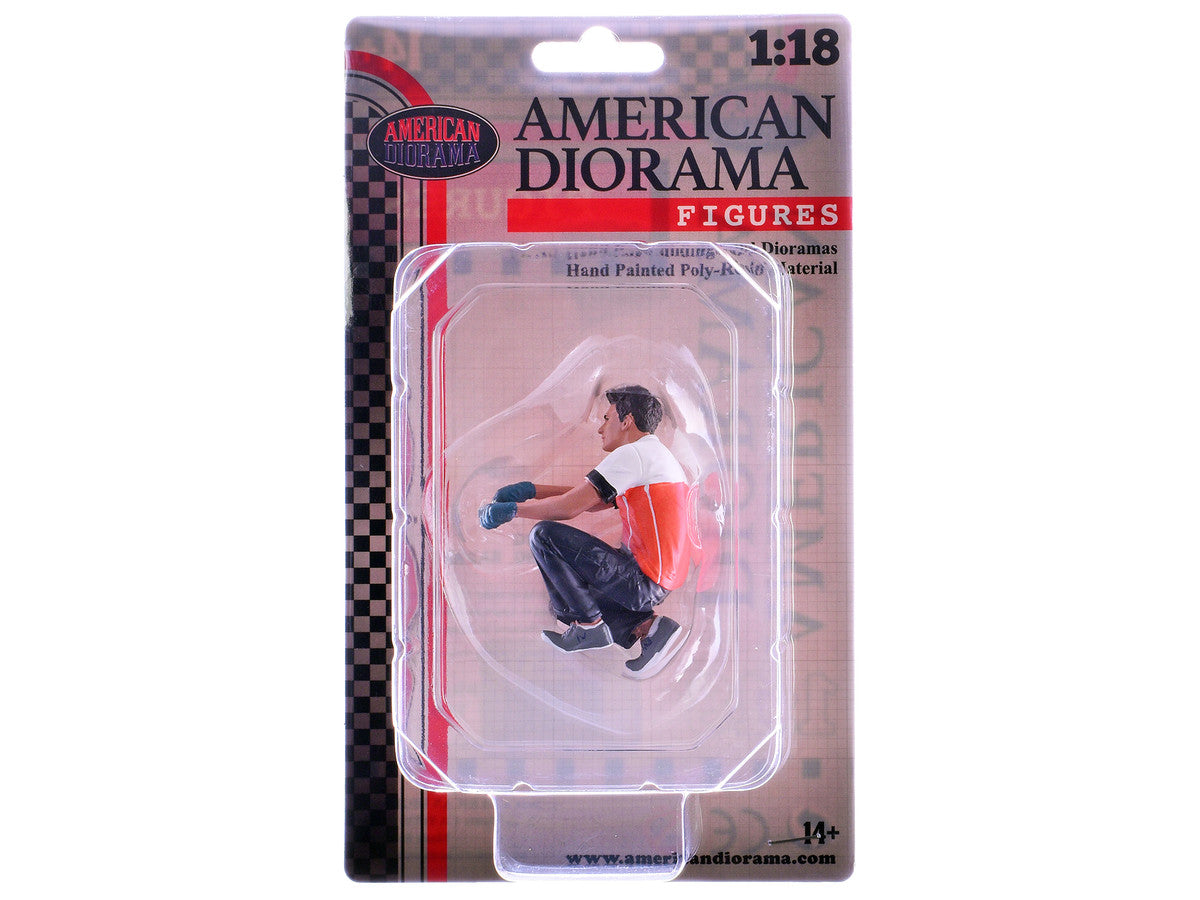 "Race Crew" Figure #5 for 1/18 scale models by American Diorama-1