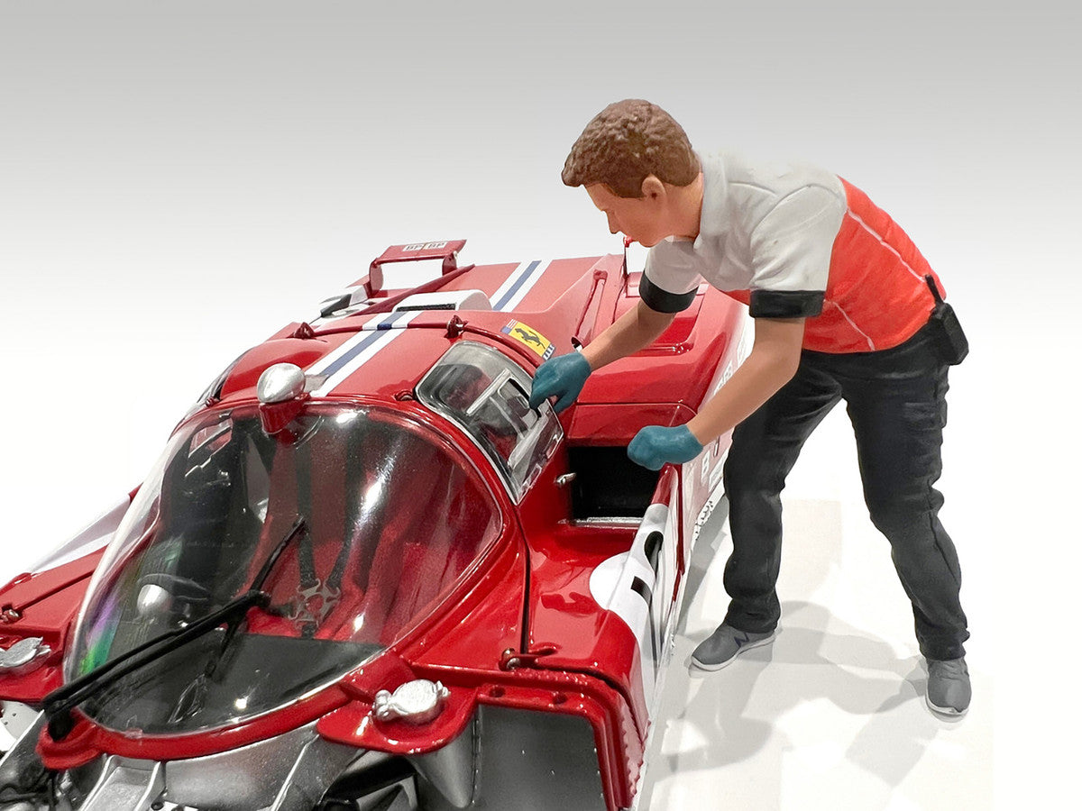 "Race Crew" Figure #6 for 1/18 scale models by American Diorama-0