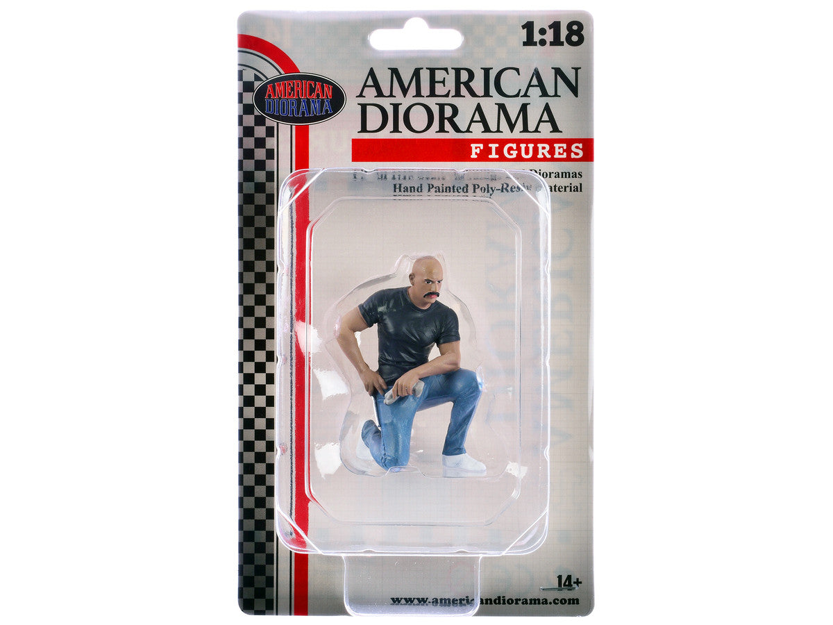 "Muscle Mechanics" Figure #6 for 1/18 Scale Models by American Diorama-3