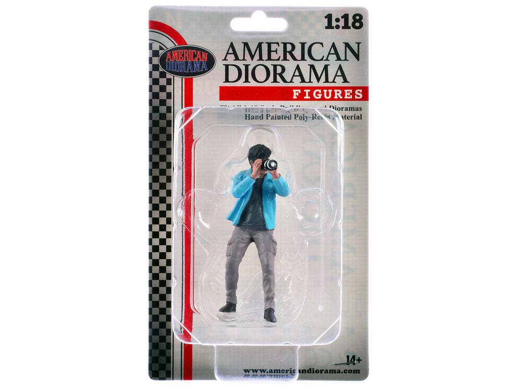 "Photographers" Figure #1 for 1/18 Scale Models by American Diorama-1