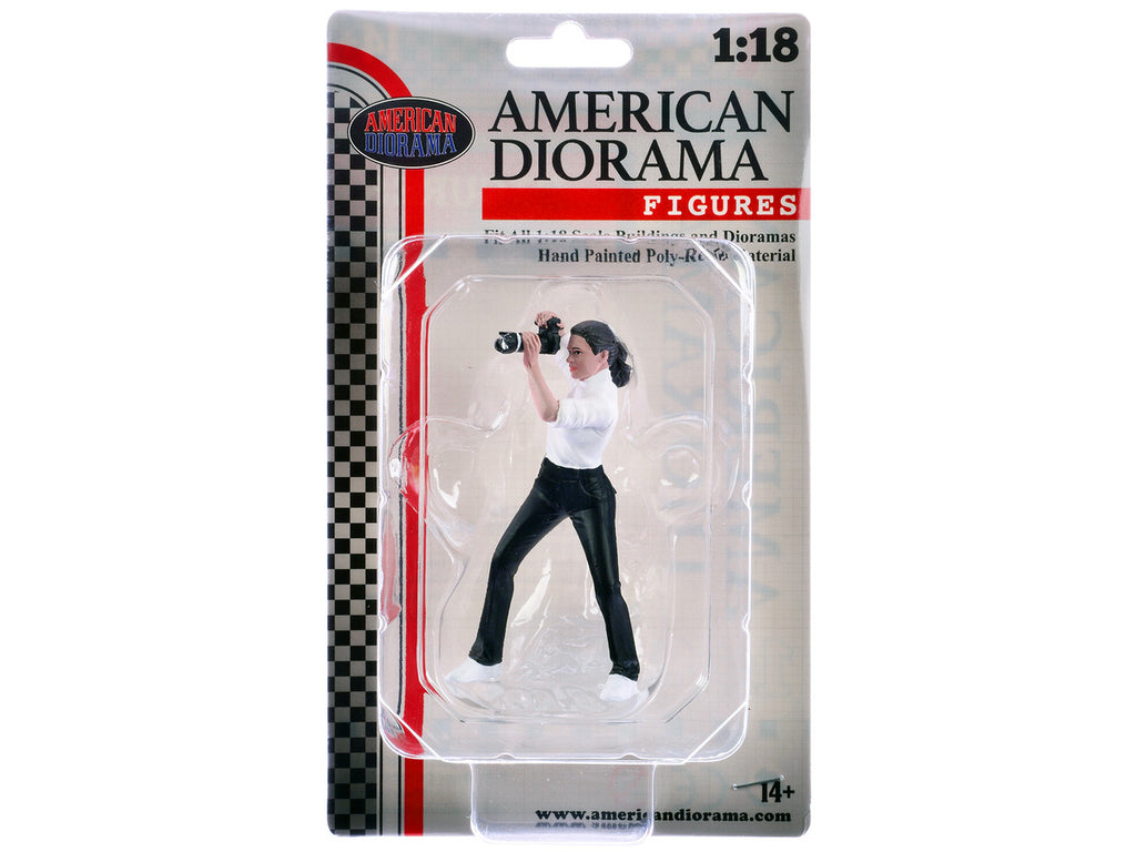 "Photographers" Figure #2 for 1/18 Scale Models by American Diorama-3