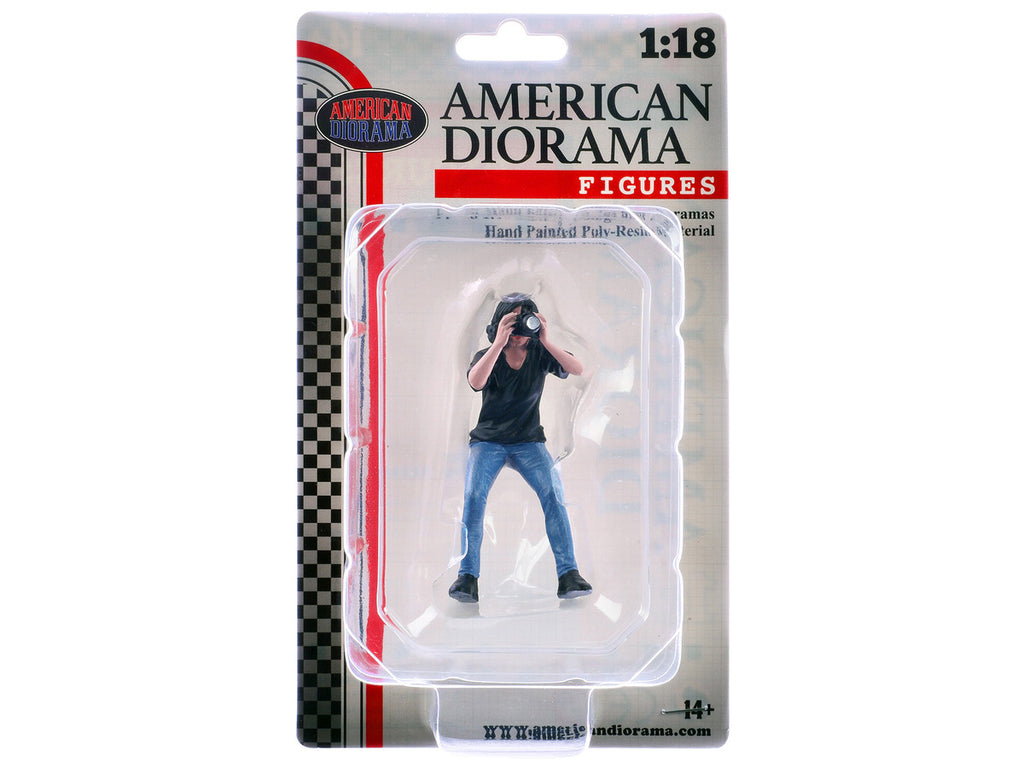 "Photographers" Figure #4 for 1/18 Scale Models by American Diorama-3