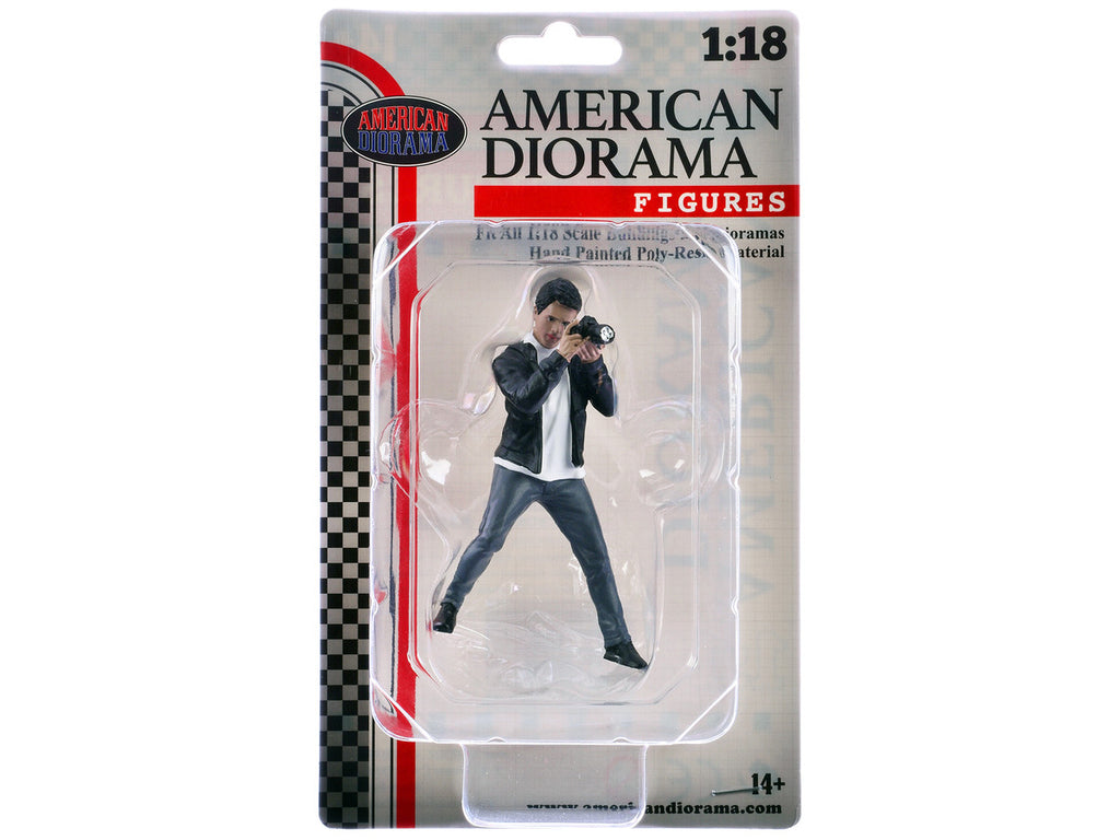 "Photographers" Figure #6 for 1/18 Scale Models by American Diorama-3