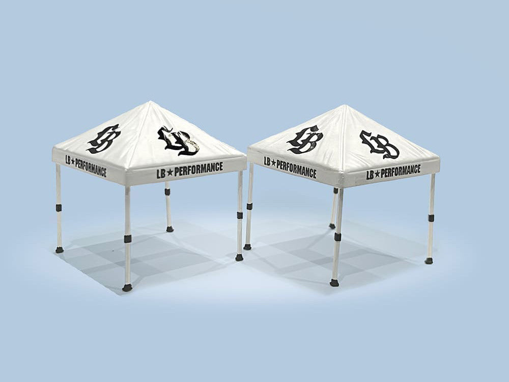 "Liberty Walk" Canopy 2 Piece Set White Limited Edition for 1/64 Scale Models by American Diorama-0