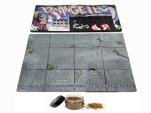 "American Diorama X INK BMBRS - LA Graffiti" Street Art Diorama for 1/64 Scale Models by American Diorama-1