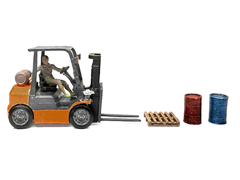 "Heavy Lifters 2" 4 piece Diecast Set Limited Edition for 1/64 Scale Models by American Diorama-0