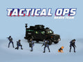 "Tactical Ops Bravo Team" 6 piece Diecast Figure Set (6 Figures) Limited Edition for 1/64 Scale Models by American Diorama-0