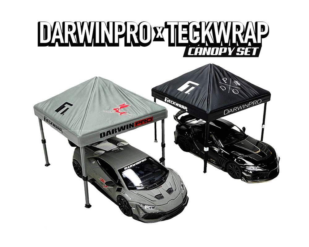 "DarwinPro x Teckwrap" Canopy 2 Piece Set Limited Edition for 1/64 Scale Models by American Diorama-2