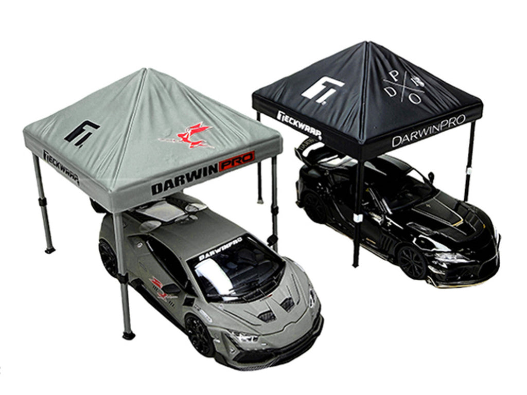 "DarwinPro x Teckwrap" Canopy 2 Piece Set Limited Edition for 1/64 Scale Models by American Diorama-1