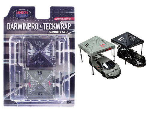 "DarwinPro x Teckwrap" Canopy 2 Piece Set Limited Edition for 1/64 Scale Models by American Diorama-0
