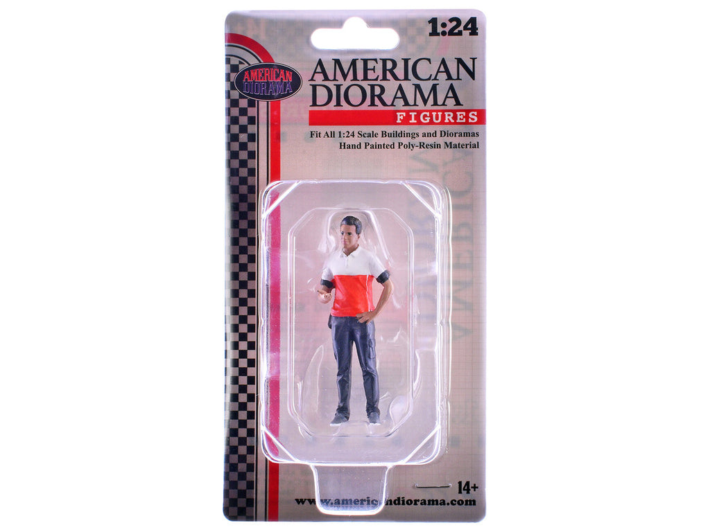 "Race Crew" Figure #4 for 1/24 Scale Models by American Diorama-1