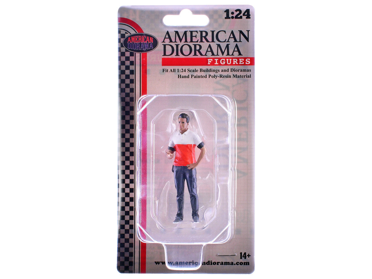 "Race Crew" Figure #4 for 1/24 Scale Models by American Diorama-1