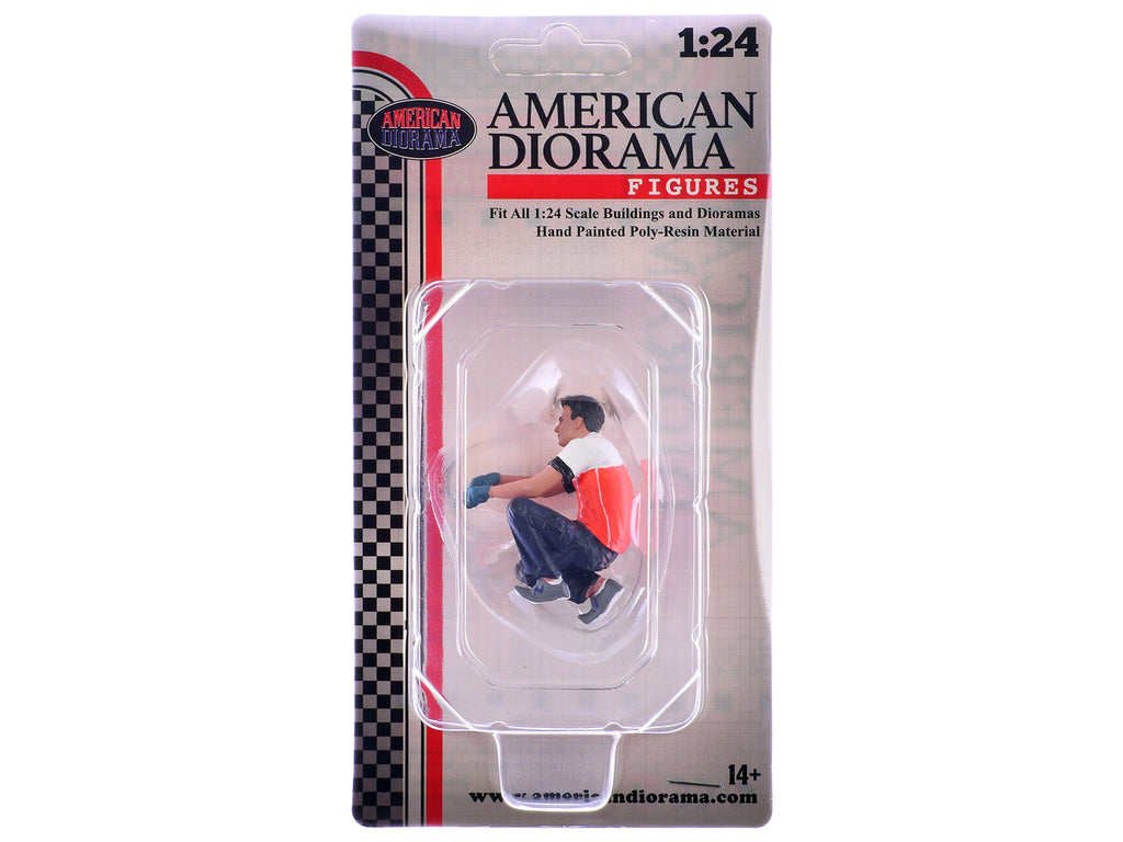 "Race Crew" Figure #5 for 1/24 Scale Models by American Diorama-1