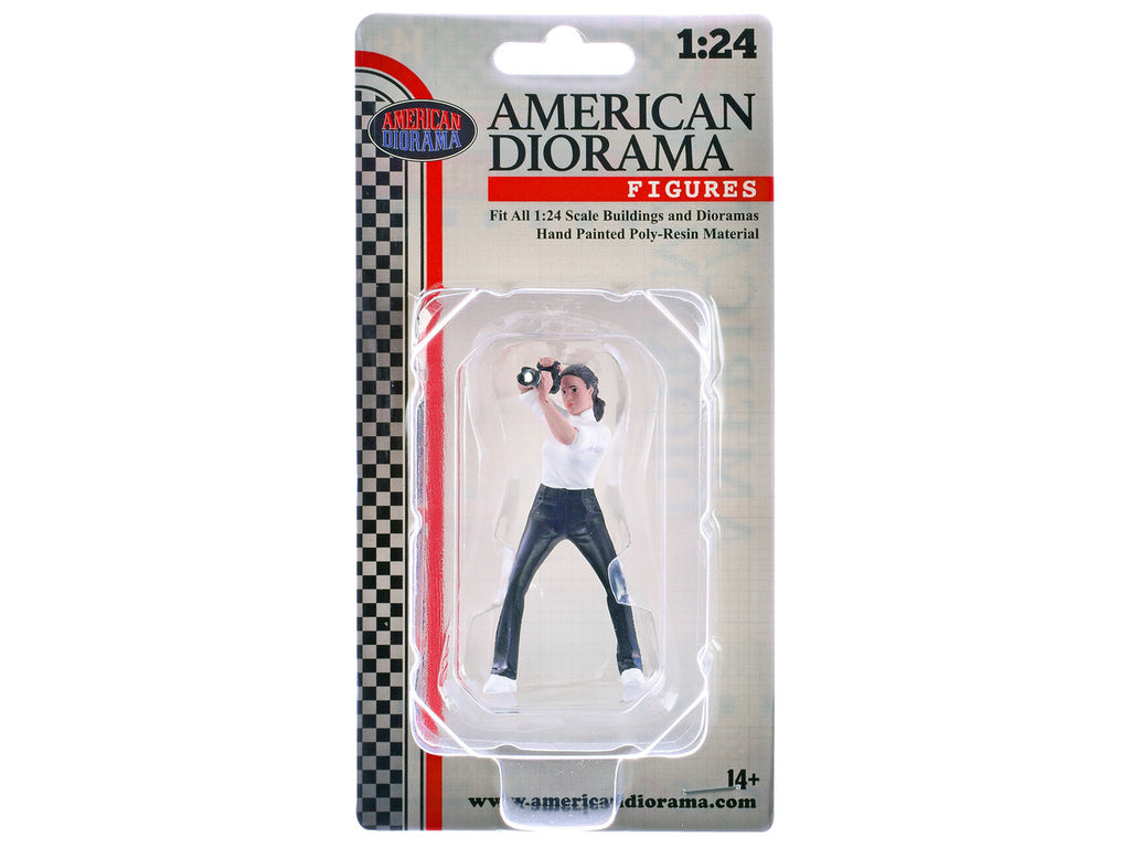 "Photographers" Figure #2 for 1/24 Scale Models by American Diorama-3