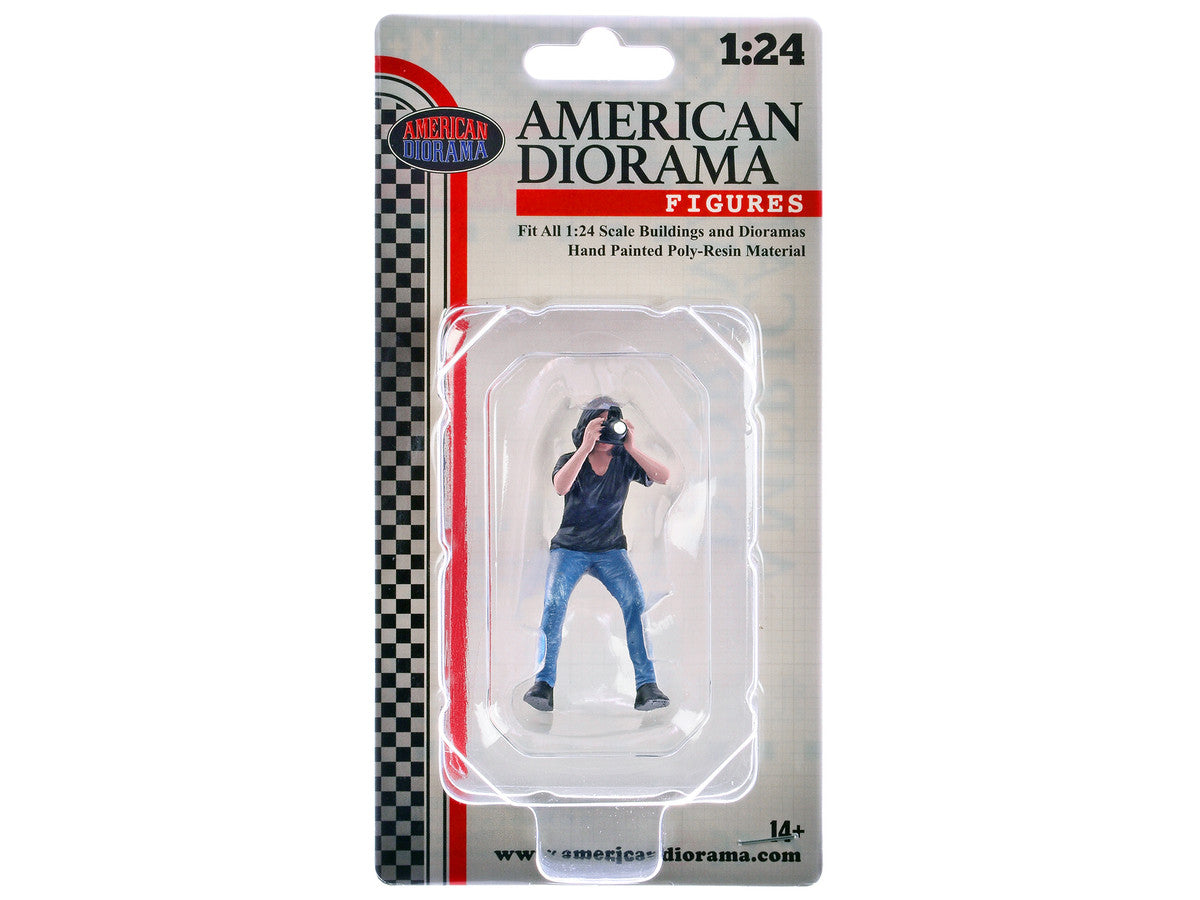 "Photographers" Figure #4 for 1/24 Scale Models by American Diorama-3