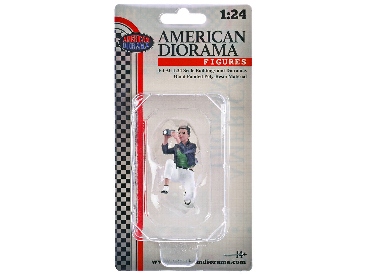 "Photographers" Figure #5 for 1/24 Scale Models by American Diorama-3