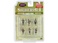 "Soldiers 64" 6 piece Diecast Set Military Figures Limited Edition to 4800 pieces Worldwide for 1/64 Scale Models by American Diorama-0