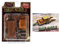"Haul N Go 3" 4 piece Diecast Model Set (1 Flatbed Trailer 1 Abandoned Car 2 Ramps) Limited Edition to 3600 pieces Worldwide for 1/64 scale models by American Diorama-0