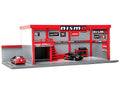 "Garage Diorama Advan" Diorama with Decals for 1/64 Scale Models by American Diorama-0