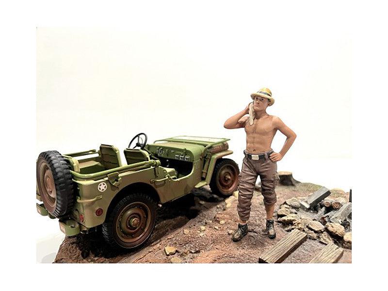 "4X4 Mechanic" Figure 1 for 1/18 Scale Models by American Diorama-0